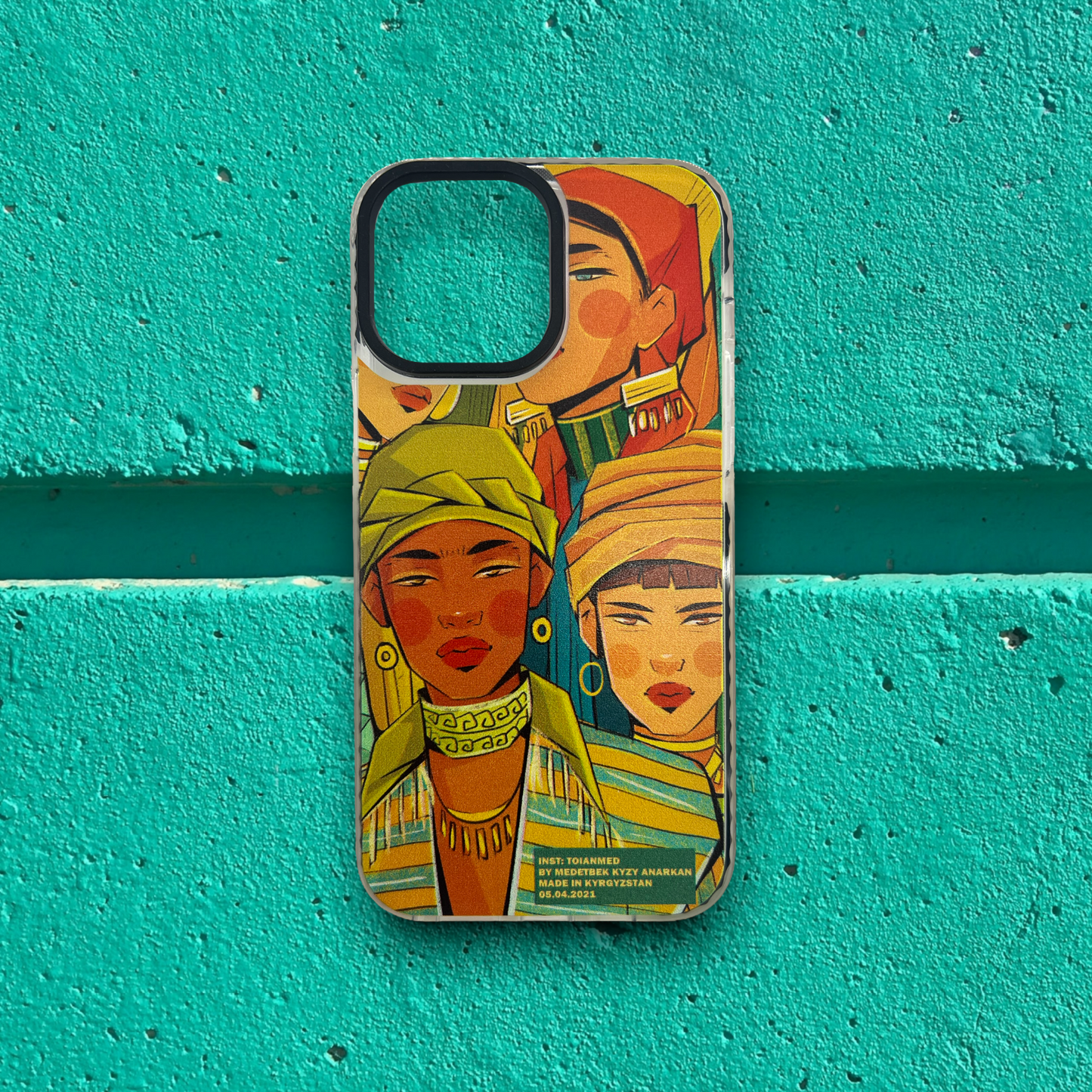 Girls in headscarves iPhone Case