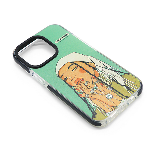 Girl with Rings iPhone Case