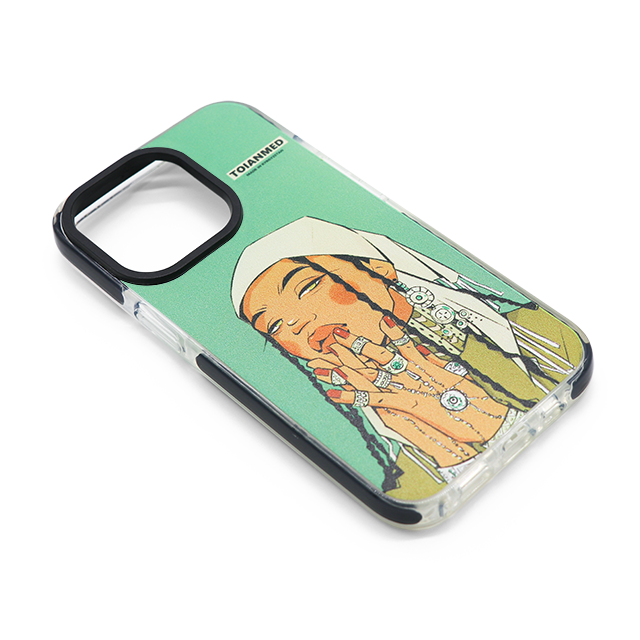 Girl with Rings iPhone Case